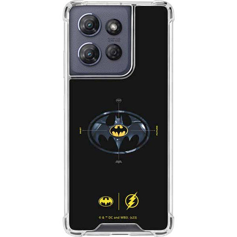 DC Comics The Flash Movie: Batman Multiverse Logos Moto G Play 5G (2025) Clear Case